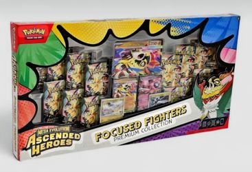 Pokémon Mega Evolution Ascended Heroes Focused Fighters Premium Collection