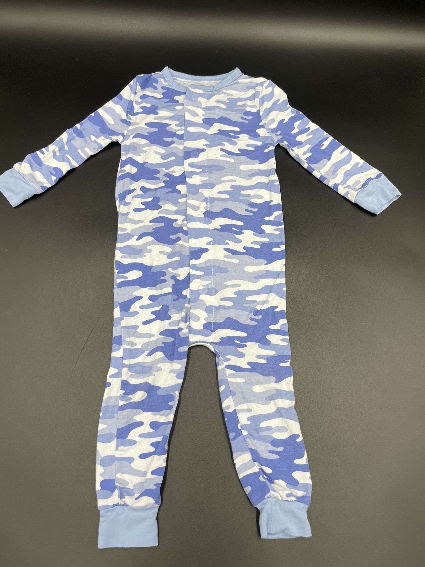 Magnetic Me boys 9-12 months blue Camouflage Jumper