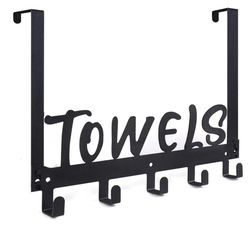 Over The Door Towel Rack -NEW