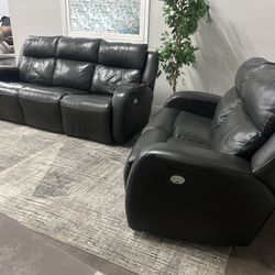 Leather Recliner Set - Free Delivery