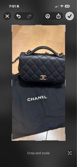 Chanel Flap Bag with Handle Black