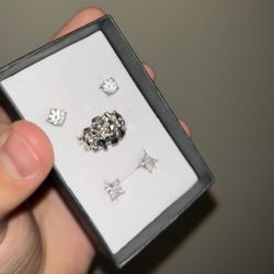 925 Silver Nugget Ring 