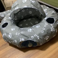 Cat Tunnel Canopy Bed