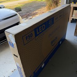Brand new 70” Insignia F50 Series Fire TV – never opened, still sealed in original box.