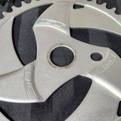 90s GT BMX 43t Freestyle Sprocket - Satin Silver
