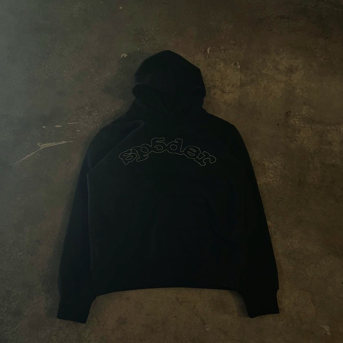 Black Sp5der Og Logo Hoodie
