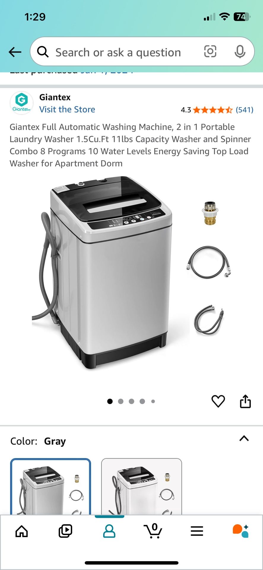 Giantex Portable Washing Machine