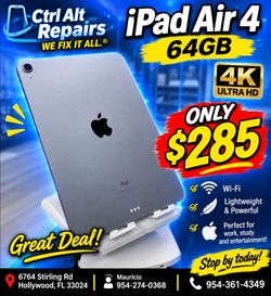 🔥 APPLE iPAD AIR 4 – 64GB – ONLY $285! 🔥