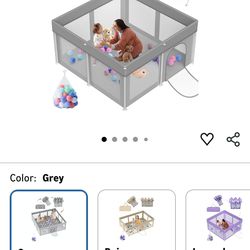 50 x 50 foldable playpen with bag