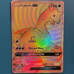 LAPRAS GX #151 SECRET RAINBOW GRADE 8