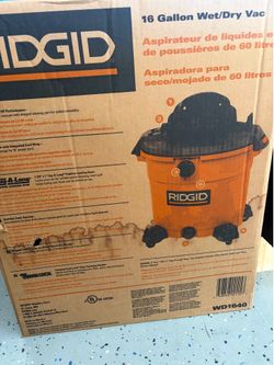 Ridgid wet Dry vac
