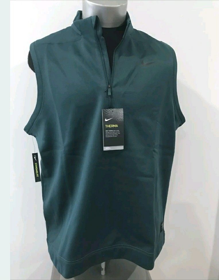 Nike Therma Repel Golf Vest Mens Size XL Xlarge AQ0816-372 Green New
