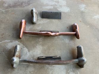 53 CHEVY BUMPER GUARDS AND GLOVE COMPARTMENT