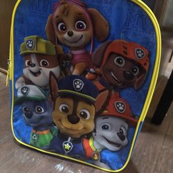 Backpack Kids, Paw Patrol 15” New With Tags