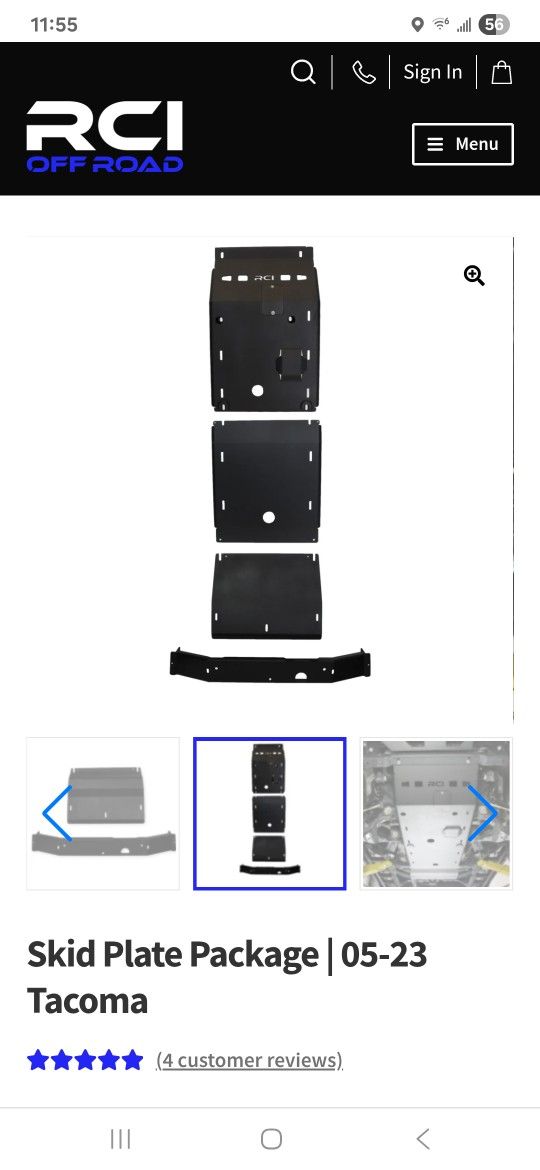 Toyota Tacoma Skid Plates