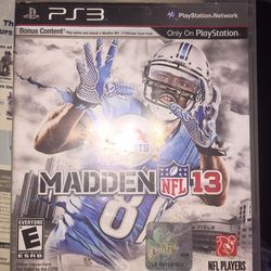 PS3 Madden NFL 13 Game 🏈