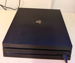 PS4 Pro 1TB Console with Cables – Works Perfectly