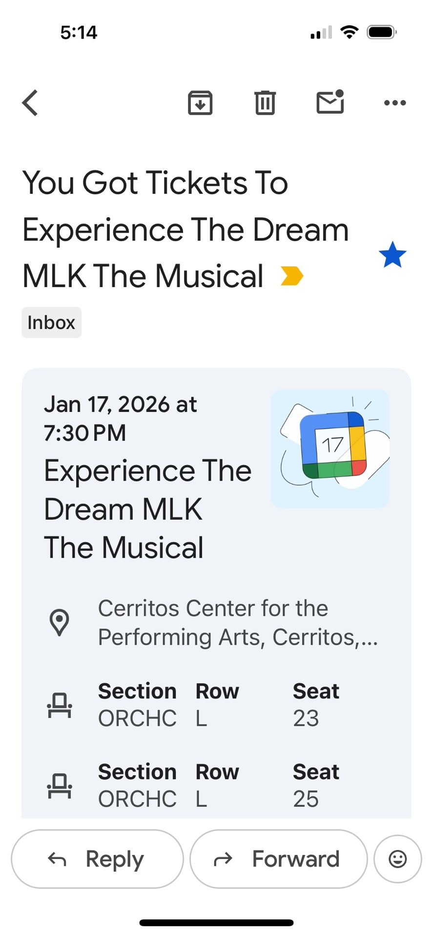 MLK THE MUSICAL JANUARY 17