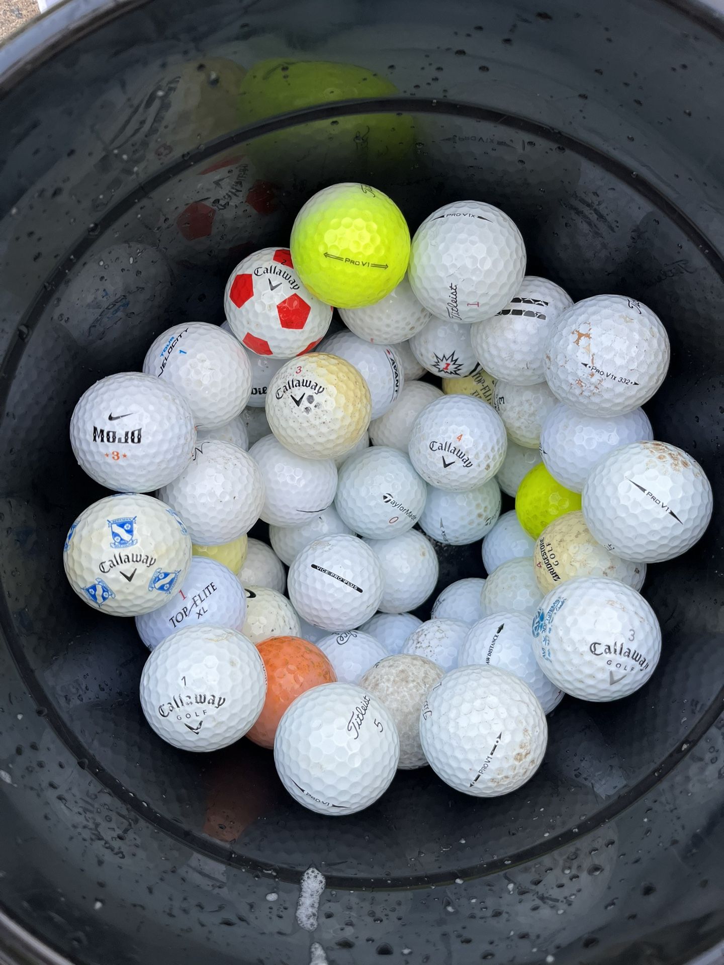 52 golf balls pro v1 callaway nike etc.