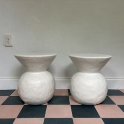 Ceramic Side Tables 