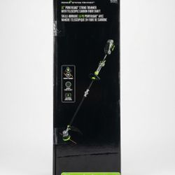 Ego 16" powerload string trimmer with telescopic carbon fiber shaft