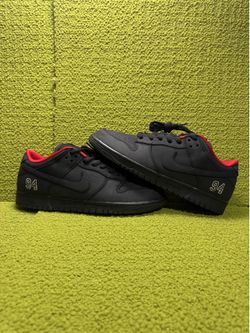 SUPREME X NIKE DUNK LOW SB "BLACK" SIZE 12
