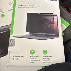 Belkin MacBook Pro 15” Privacy Screen Protector NEW 