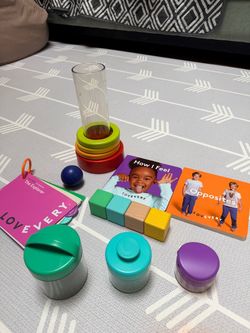 Lovevery classic toys and books for 9-10 months old