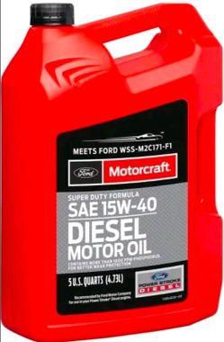 Ford Motorcraft SAE 15W-40 Diesel Motor Oil
