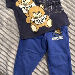 Moschino Baby Teddy Bear T-Shirt & Jogger Set 