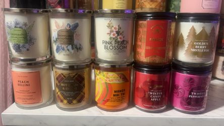 3wick & Single Wick Bath&body Works Candles