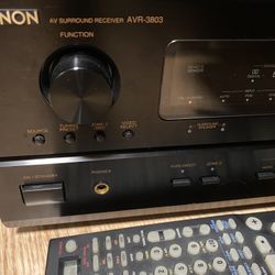 Denon AVR-3803 7.1-channel AV receiver w/Remote