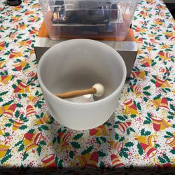 Large Crystal Singing Bowl