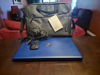 HP Laptop with Bag, Mouse, and Charger