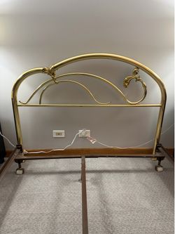 Queen Brass headboard