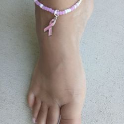Breast CANCER AWARENESS ANKLET 