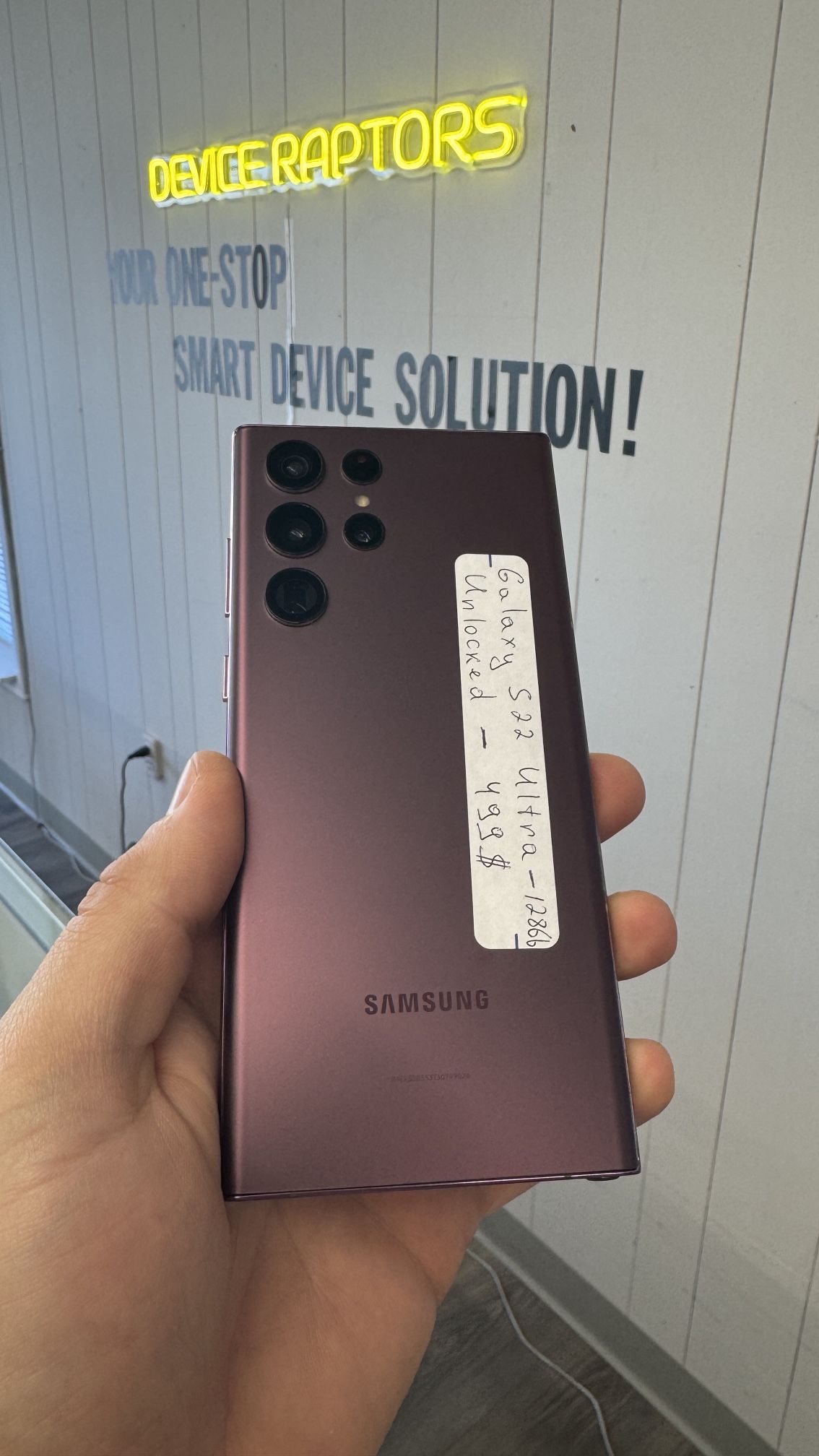 Samsung Galaxy S22 Ultra Unlocked 128GB
