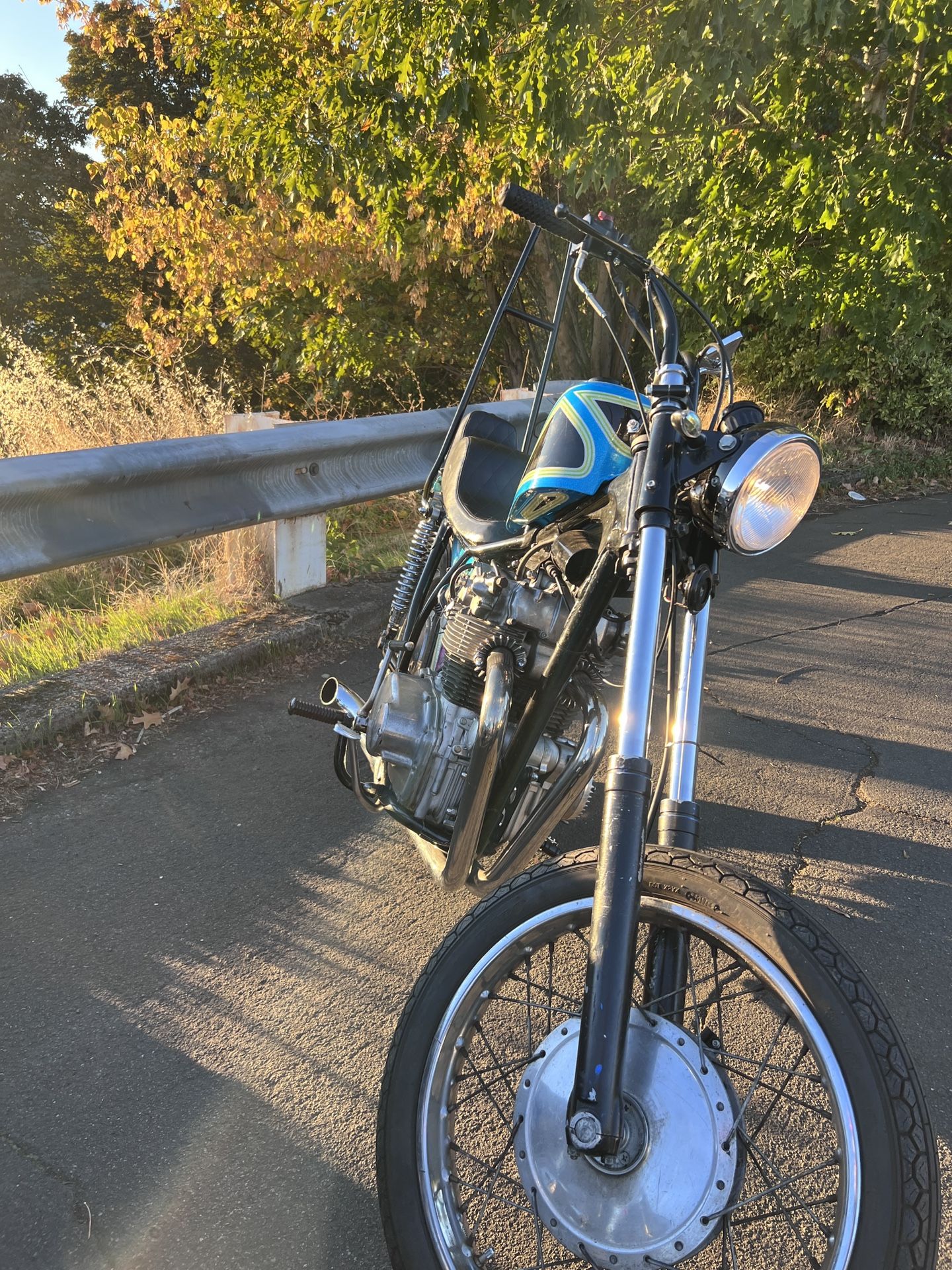 1971 honda chopper cb450 vintage motorcycle