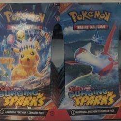 Surging Sparks and Destined Rivals Booster Sleeves 