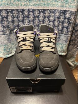 Jordan 1 Phat Low Anthracite Purple Stealth