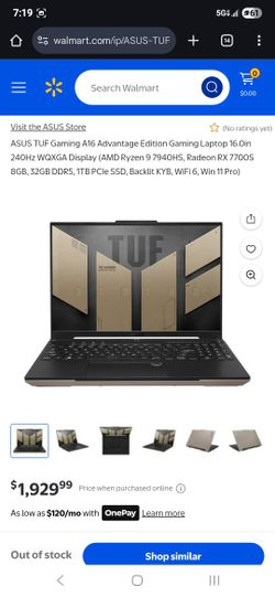 Asus Tuf A16 Amd Advantage Edition