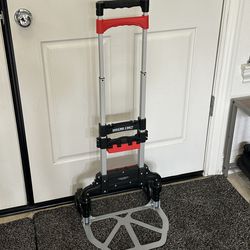 New Hand Truck Dolly Magna Cart Stair Climbing 6 Wheel Folding Aluminum