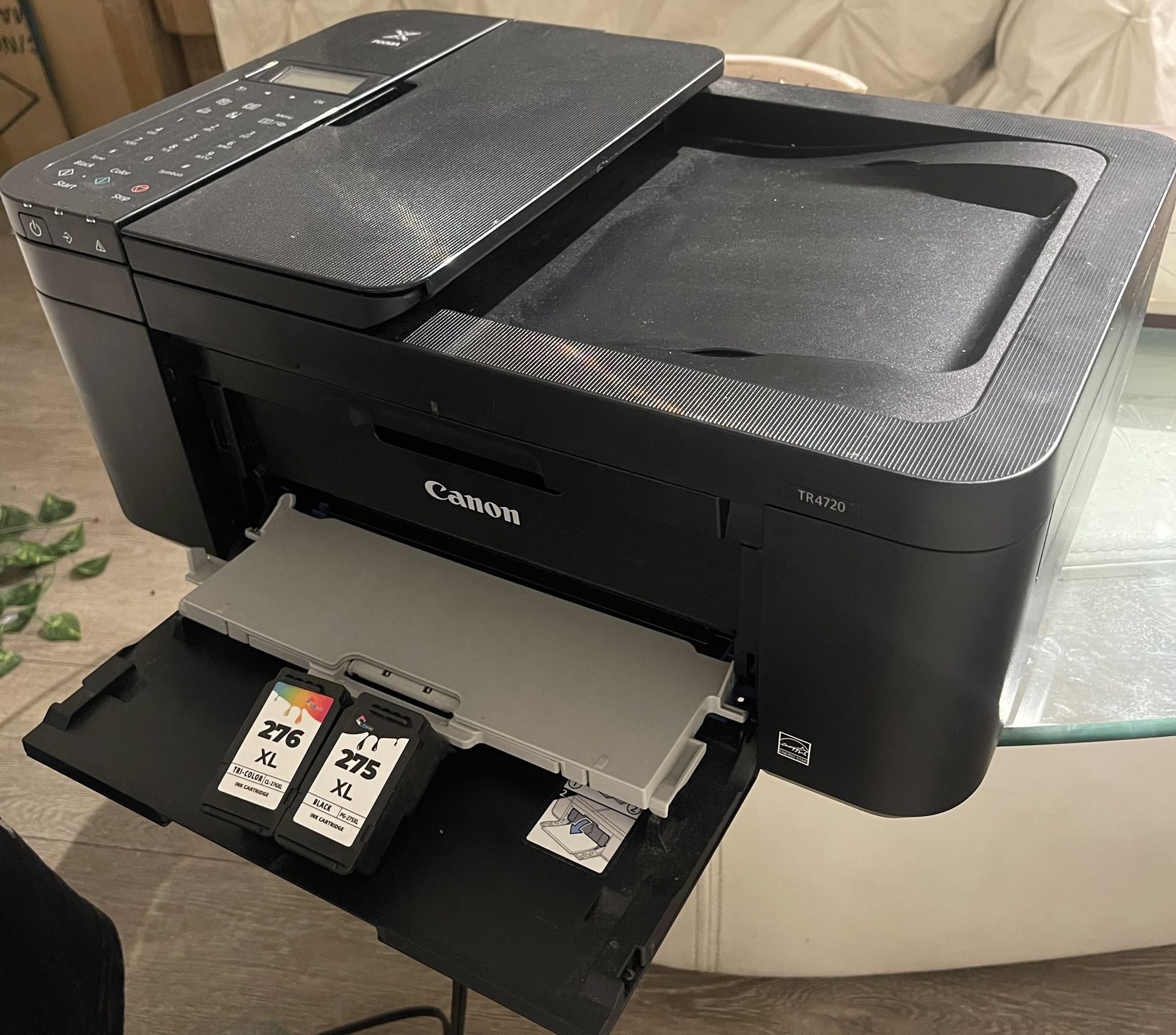 Canon PIXMA TR4720 Printer/Copier/Fax w/Color Cartridges