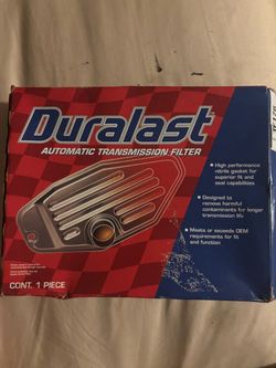 automatic transmission filter. Never installed. Box damaged from storage, but the filter is unused. Part number TF176. Please verify fitment.” And inc