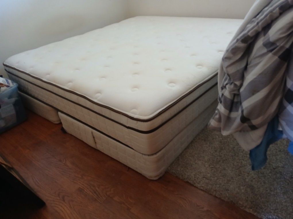 Free King Mattress And Box Spring Good Condition
