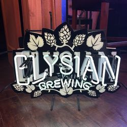 Elysian Brewing Neon Beer Sign