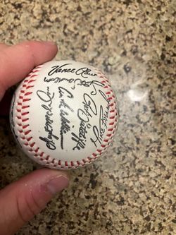 Chicago cubs Souvenir ball lots of autographs