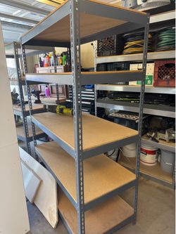 Heavy duty shelf like new 24X48X72 $80 Gilbert and Ray rd. Check all pics and offers.