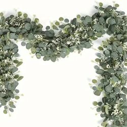 Eucalyptus Garland With Long Willow Leaves 5.9Ft