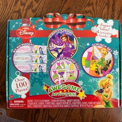 Disney 4 Awesome TinkerBell Activities In One Carrying Case. Ages 3+